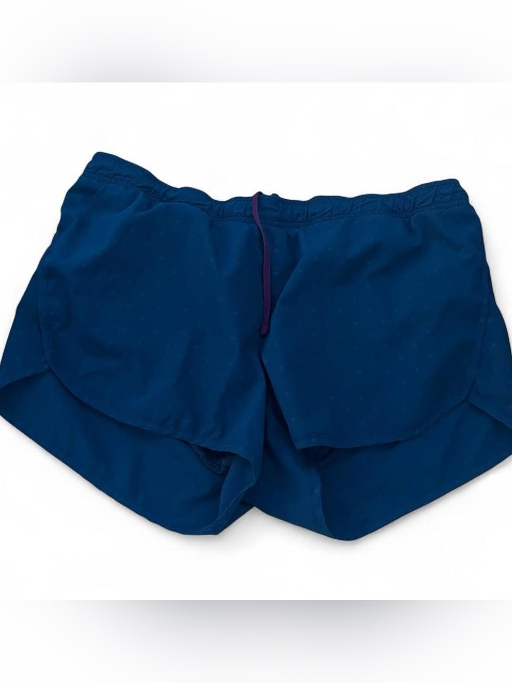Blue Womens Running Athletic Shorts Drawstring Fits Like Medium/Large